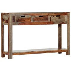 vidaXL Konsolipöytä 3 laatikolla 120x30x75 cm täysi seesampuu hinta ja tiedot | Sivupöydät | hobbyhall.fi