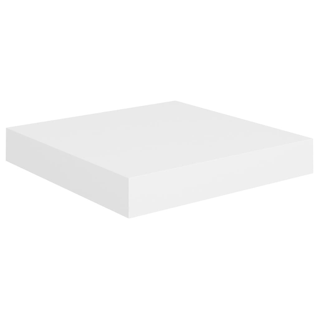 vidaXL Kelluvat seinähyllyt 2kpl valkoinen 23x23,5x3,8 cm MDF hinta ja tiedot | Hyllyt | hobbyhall.fi