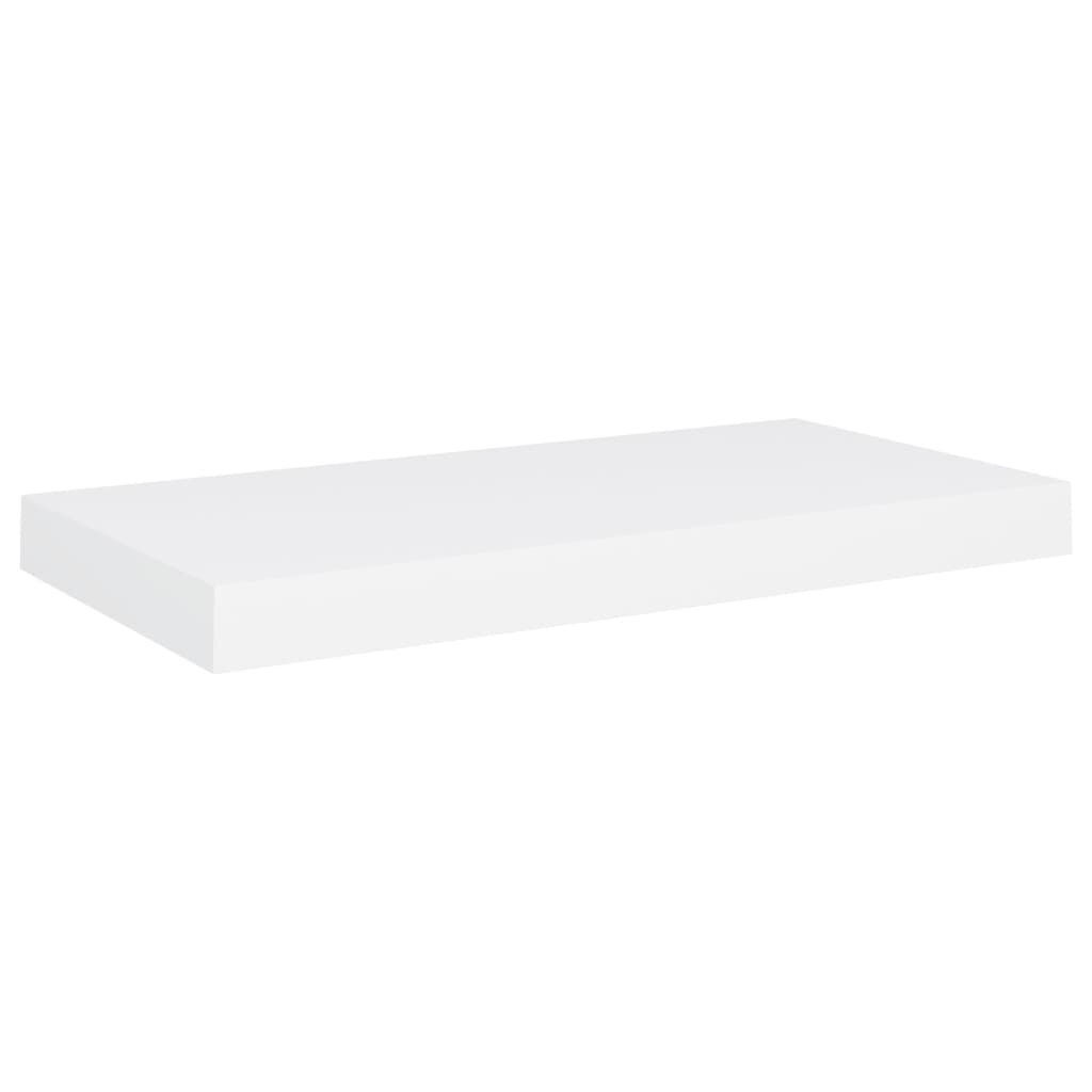 vidaXL Kelluva seinähylly valkoinen 50x23x3,8 cm MDF hinta ja tiedot | Hyllyt | hobbyhall.fi