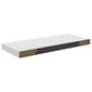 vidaXL Kelluvat seinähyllyt 2 kpl valkoinen 60x23,5x3,8 cm MDF hinta ja tiedot | Hyllyt | hobbyhall.fi