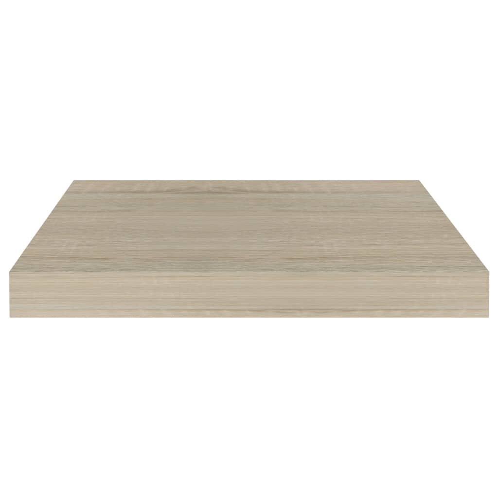 vidaXL Kelluvat seinähyllyt 2 kpl tammi 40x23x3,8 cm MDF hinta ja tiedot | Hyllyt | hobbyhall.fi