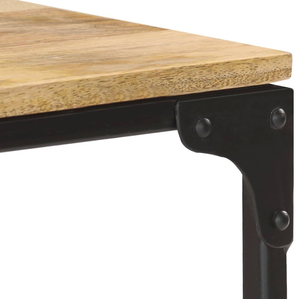 vidaXL Konsolipöytä 110x30x75 cm täysi mangopuu hinta ja tiedot | Sohvapöydät | hobbyhall.fi