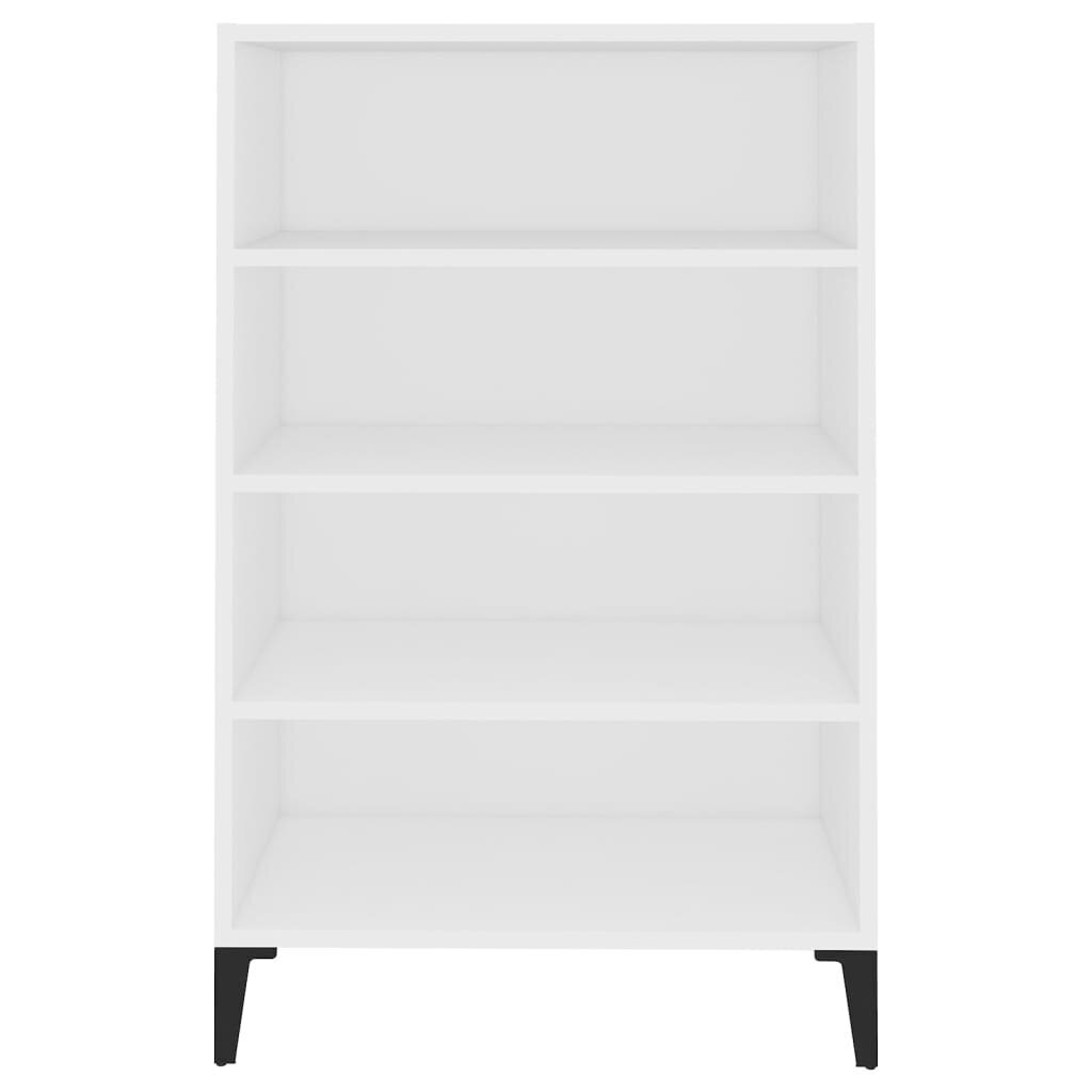 vidaXL Senkki valkoinen 57x35x90 cm lastulevy hinta ja tiedot | Olohuoneen kaapit ja lipastot | hobbyhall.fi