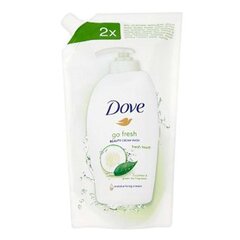 Dove Go Fresh Cucumber nestesaippua 500 ml hinta ja tiedot | Saippuat | hobbyhall.fi