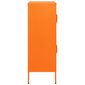 vidaXL Varastokaappi oranssi 80x35x101,5 cm teräs hinta ja tiedot | Olohuoneen kaapit ja lipastot | hobbyhall.fi