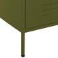 vidaXL Lipasto oliivinvihreä 80x35x101,5 cm teräs hinta ja tiedot | Lipastot | hobbyhall.fi