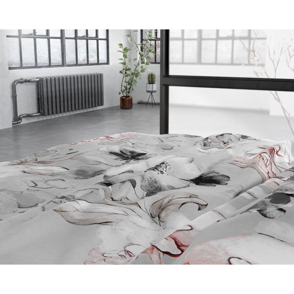 Vuodevaatteet setti Soraya Dreamhouse 240 x 220 cm, harmaa, 100 % puuvillasatiini, 3 osaa hinta ja tiedot | Pussilakanat | hobbyhall.fi