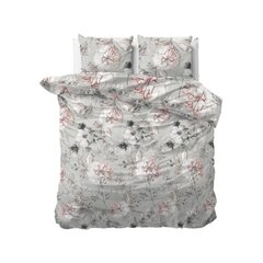 Vuodevaatesetti, Soraya Dreamhouse, 200 x 220 cm, harmaa, 100 % puuvillasatiini, 3 osaa hinta ja tiedot | Dreamhouse Koti ja keittiö | hobbyhall.fi