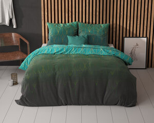 Sleeptime vuodevaatteet Bowen 240 x 220 cm, vihreä, 3 osaa hinta ja tiedot | Pussilakanat ja tyynyliinat | hobbyhall.fi
