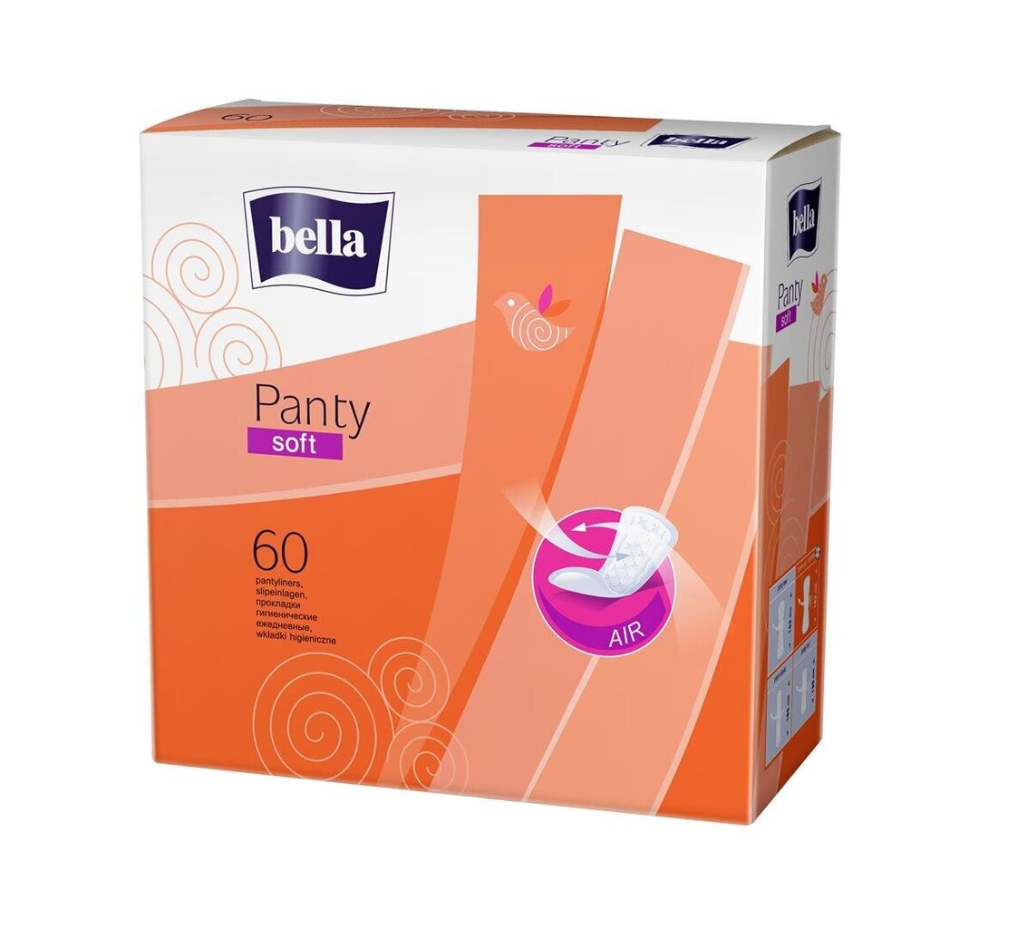 Terveyssiteet, Bella Panty Soft, 60 kpl, 6 paketin setti hinta ja tiedot | Tamponit ja terveyssiteet | hobbyhall.fi