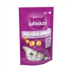 Whiskas Relax & Unwind aikuisille kissoille kananlihaa, 8x45 g hinta ja tiedot | Kissan herkut | hobbyhall.fi