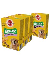 Pedigree Multi biscrok koirille viljalla ja lihalla, 0,5 kg x 12 hinta ja tiedot | Koiran herkut | hobbyhall.fi