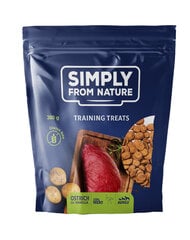 Simply from nature training treats su stručio mėsa ir vanile, 3x300 g hinta ja tiedot | Simply From Nature Lemmikit | hobbyhall.fi
