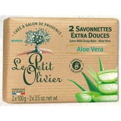 Le Petit Olivier Aloe Vera Extra Mild Soap palasaippua 200 g hinta ja tiedot | Le Petit Oliver Hajuvedet ja kosmetiikka | hobbyhall.fi