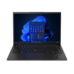 Lenovo ThinkPad X1 Carbon Notebook 35,6 cm (14") WUXGA Intel® Core™ i5 i5-1335U 16 Gt LPDDR5-SDRAM 512 Gt SSD Wi-Fi 6E (802.11ax) Windows 11 Pro Musta ​ hinta ja tiedot | Kannettavat tietokoneet | hobbyhall.fi