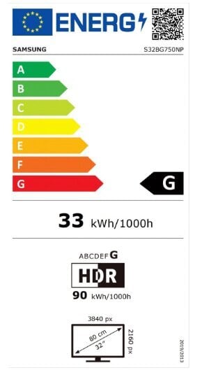 Samsung S32BG750NP hinta ja tiedot | Näytöt | hobbyhall.fi