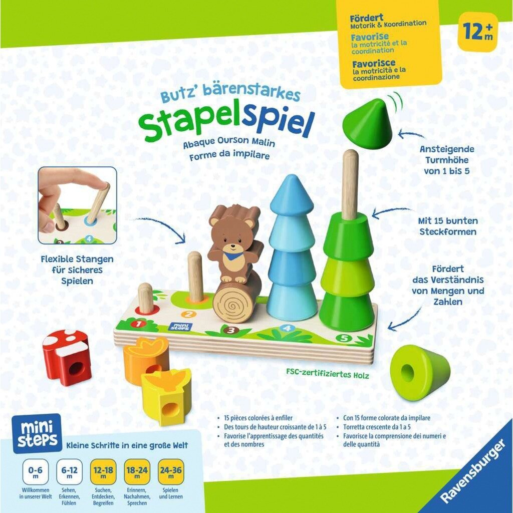 Ravensburger Ministeps pinoamispeli hinta ja tiedot | Vauvan lelut | hobbyhall.fi