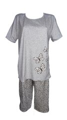 Naisten pyjama Kinga, monivärinen hinta ja tiedot | Yöasut ja pyjamat | hobbyhall.fi