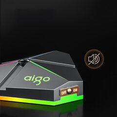 USB mikrofoni Aigo K4 360° RGB DSP hinta ja tiedot | Mikrofonit | hobbyhall.fi