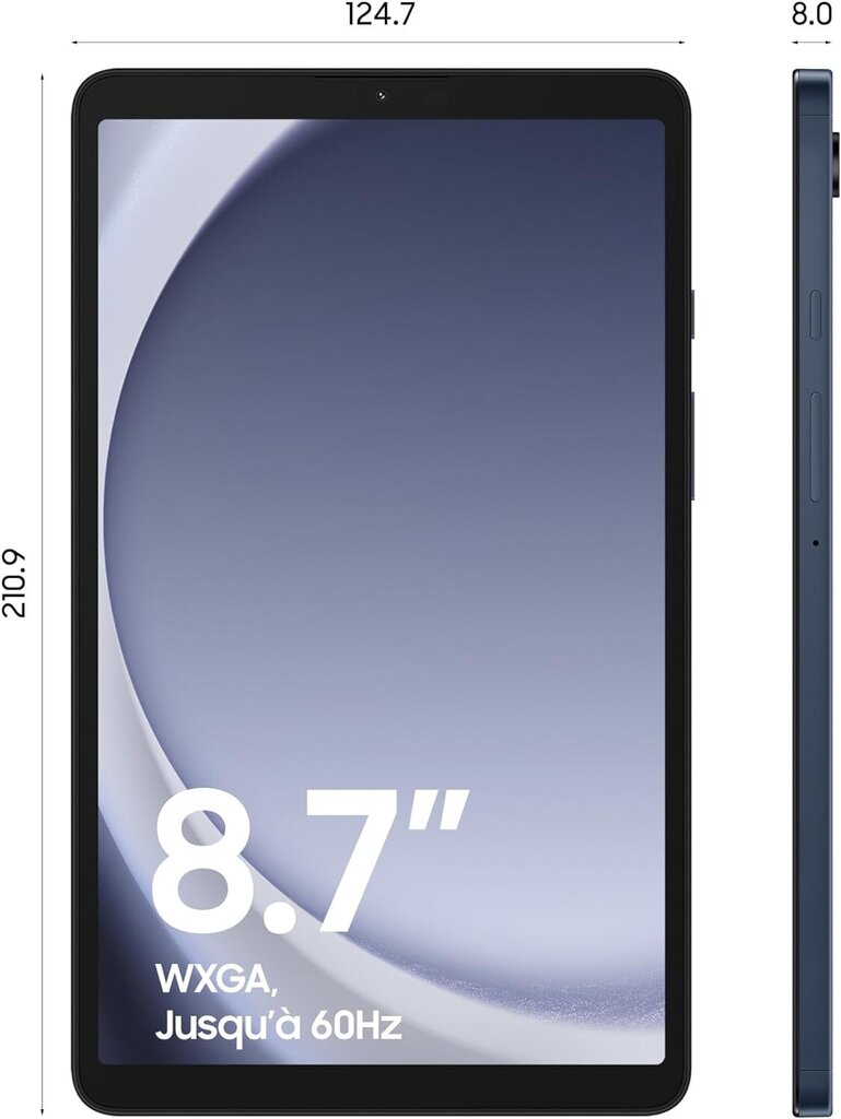 Samsung Galaxy Tab A9 WiFi 8/128GB Blue + Charger hinta ja tiedot | Tabletit | hobbyhall.fi