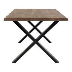 Ruokapöytä Toulon, 300x100x75 cm, harmaa/musta hinta ja tiedot | Ruokapöydät | hobbyhall.fi