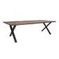 Ruokapöytä Toulon, 300x100x75 cm, harmaa/musta hinta ja tiedot | Ruokapöydät | hobbyhall.fi