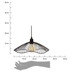 Kattolamppu Atmosphera Cháteau 40W Musta Metalli (Ø 34 x 15,5 cm) hinta ja tiedot | Kattovalaisimet | hobbyhall.fi