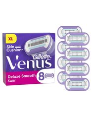 Gillette Venus Deluxe Smooth Swirl vaihtoterät, 8 kpl hinta ja tiedot | Parranajo ja karvanpoisto | hobbyhall.fi