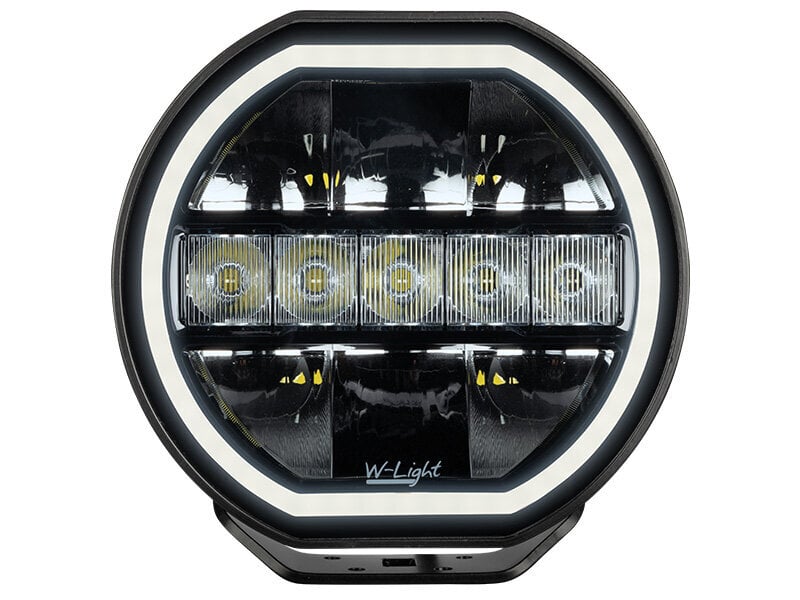 LED-ajovalo W-Light Eclipse 7", 5400lm, 5500 K, IP68 hinta ja tiedot | Ajovalot | hobbyhall.fi