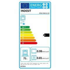 Indesit IFW 3544 JH IX hinta ja tiedot | Erillisuunit | hobbyhall.fi