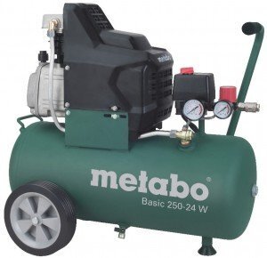 Metabo öljytön kompressori Basic 250-24 W OF hinta ja tiedot | Kompressorit | hobbyhall.fi