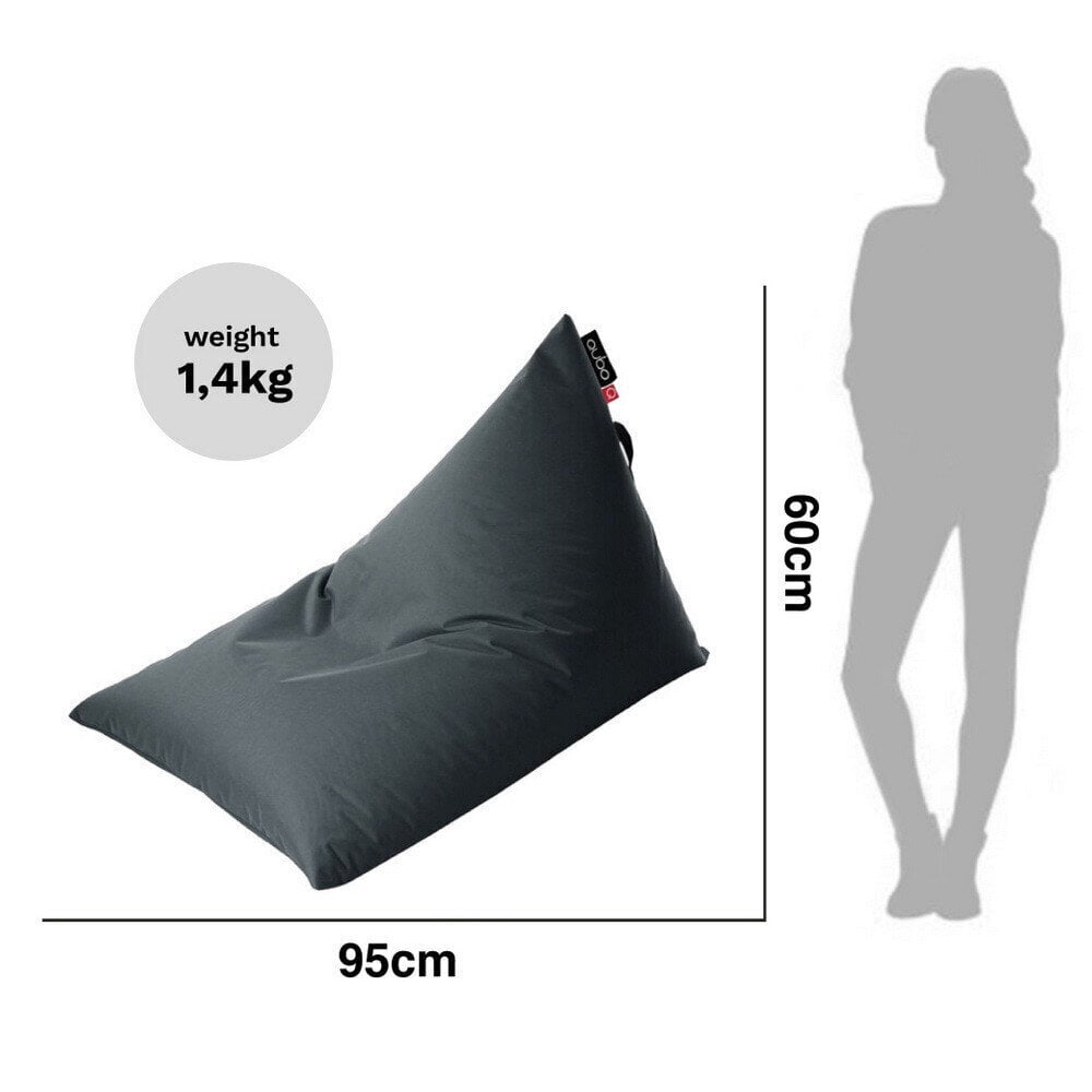 Beanbag Qubo™ Triangle, sininen hinta ja tiedot | Säkkituolit, rahit ja penkit | hobbyhall.fi