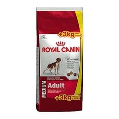 Royal Canin keskikokoisten rotujen aikuisille koirille, 15 kg + 3 kg. hinta ja tiedot | Koiran kuivaruoka | hobbyhall.fi