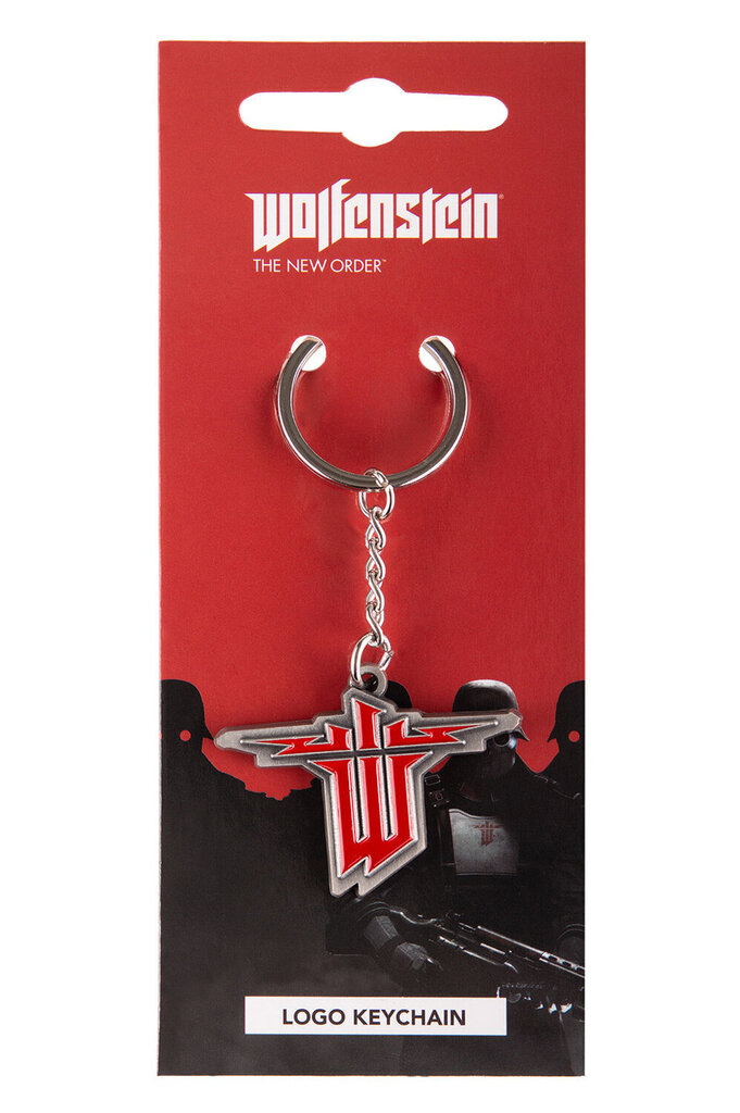 Wolfenstein: The New Order Logo Keychain hinta ja tiedot | Pelien oheistuotteet | hobbyhall.fi