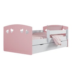Selsey Derata, Lasten sänky patjalla, 80x180 cm, pinkki hinta ja tiedot | Lastensängyt | hobbyhall.fi