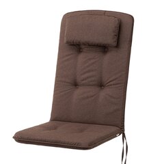 Tyyny nojatuoliin, tuoliin tai korkeaselkäiseen puutarhatuoliin. Istuimen koko 50x48 cm, selkänojan koko: 73x50 cm. hinta ja tiedot | Istuintyynyt, pehmusteet ja päälliset | hobbyhall.fi