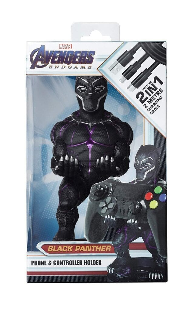 Cable Guys Marvel Avengers Black Panther hinta ja tiedot | Pelien oheistuotteet | hobbyhall.fi