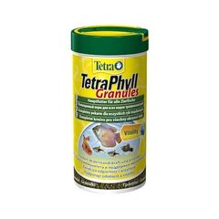 Ruokaa akvaariokaloille Tetra TetraPhyll Granules, 250 ml hinta ja tiedot | Kalanruoka | hobbyhall.fi