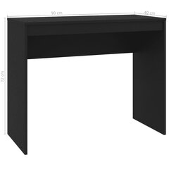vidaXL Työpöytä musta 90x40x72 cm tekninen puu hinta ja tiedot | Tietokonepöydät ja työpöydät | hobbyhall.fi