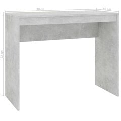 vidaXL Työpöytä betoninharmaa 90x40x72 cm tekninen puu hinta ja tiedot | Tietokonepöydät ja työpöydät | hobbyhall.fi