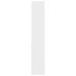 vidaXL 4-tasoinen kirjahylly valkoinen 60x24x142 cm lastulevy hinta ja tiedot | Hyllyt | hobbyhall.fi