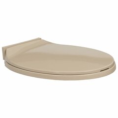 vidaXL WC-istuin pehmeästi sulkeutuva beige soikea hinta ja tiedot | WC-istuimen lisätarvikkeet | hobbyhall.fi