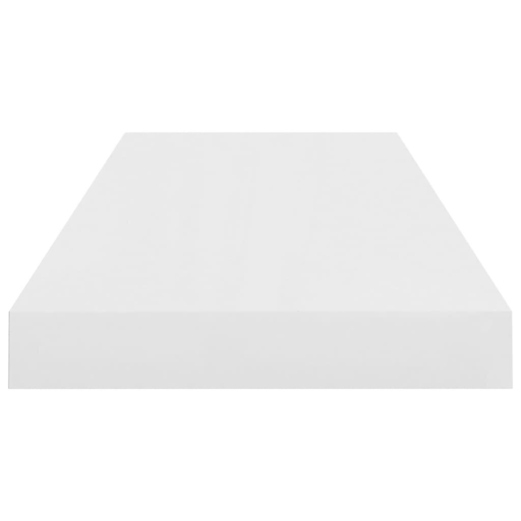 vidaXL Kelluvat seinähyllyt 4 kpl korkeakiilto valk 60x23,5x3,8 cm MDF hinta ja tiedot | Hyllyt | hobbyhall.fi