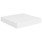 vidaXL Kelluvat seinähyllyt 4 kpl valkoinen 23x23,5x3,8 cm MDF hinta ja tiedot | Hyllyt | hobbyhall.fi