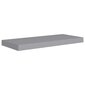 vidaXL Kelluvat seinähyllyt 2 kpl harmaa 60x23,5x3,8 cm MDF hinta ja tiedot | Hyllyt | hobbyhall.fi