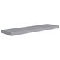 vidaXL Kelluvat seinähyllyt 2 kpl harmaa 90x23,5x3,8 cm MDF hinta ja tiedot | Hyllyt | hobbyhall.fi