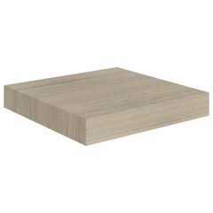 vidaXL Kelluva seinähylly tammi 23x23,5x3,8 cm MDF hinta ja tiedot | Hyllyt | hobbyhall.fi