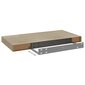 vidaXL Kelluvat seinähyllyt 2 kpl tammen värinen 50x23x3,8 cm MDF hinta ja tiedot | Hyllyt | hobbyhall.fi