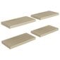 vidaXL Kelluvat seinähyllyt 4 kpl tammi 50x23x3,8 cm MDF hinta ja tiedot | Hyllyt | hobbyhall.fi