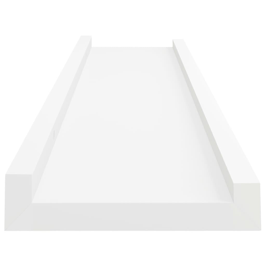 vidaXL Tauluhyllyt 2 kpl valkoinen 60x9x3 cm MDF hinta ja tiedot | Hyllyt | hobbyhall.fi